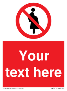 Custom prohibition not for pregnant women